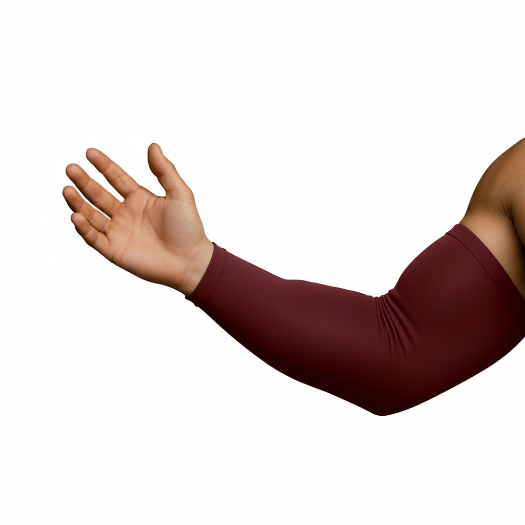 Manguito Brk UV50+ - Vinho - Brk Fishing