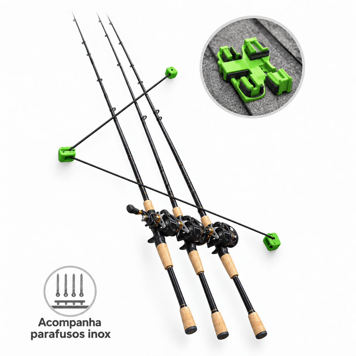 Trava Varas Premium Aço Inox Fishing