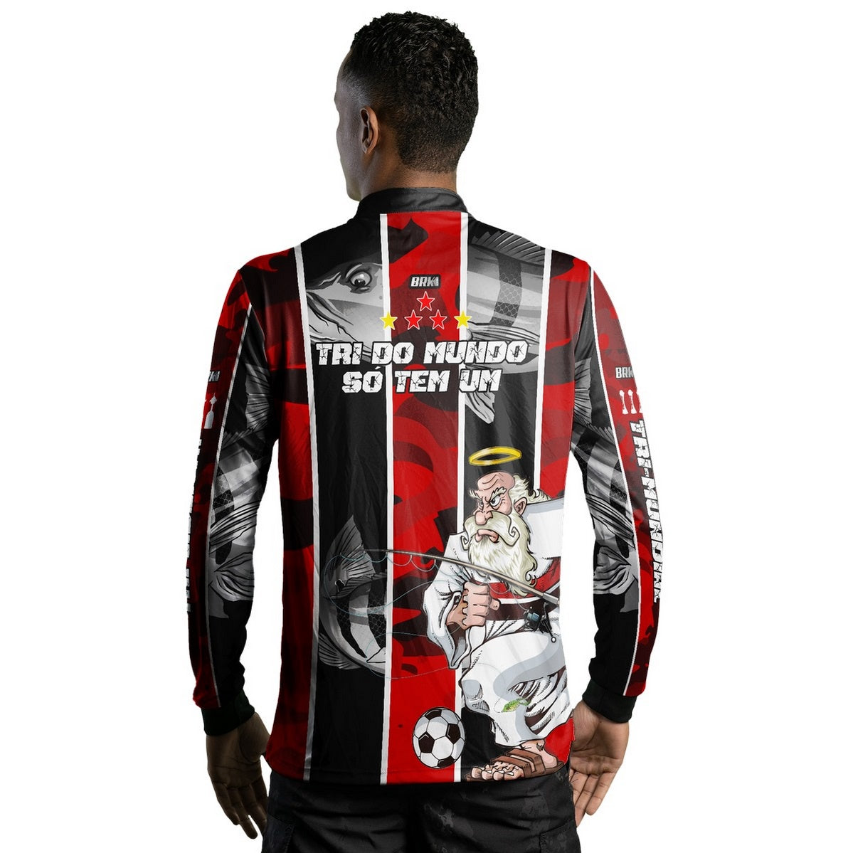 Camisa de Pesca Brk Tucunaré Futebol 93 com Proteção Solar UV50+ - Brk Fishing