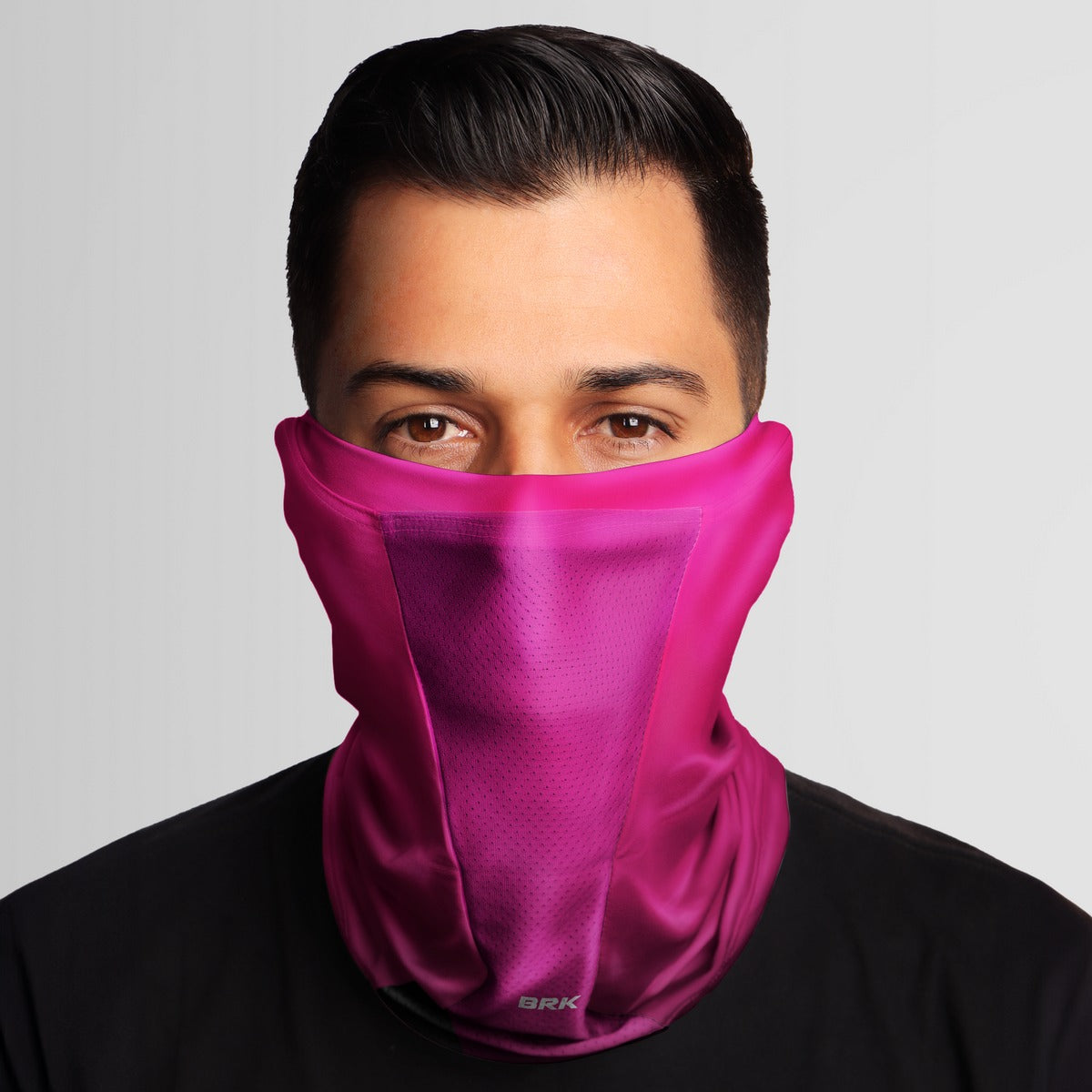 Bandana Balaclava Tubeneck Brk Degradê Rosa com Proteção UV50+ Brk Fishing