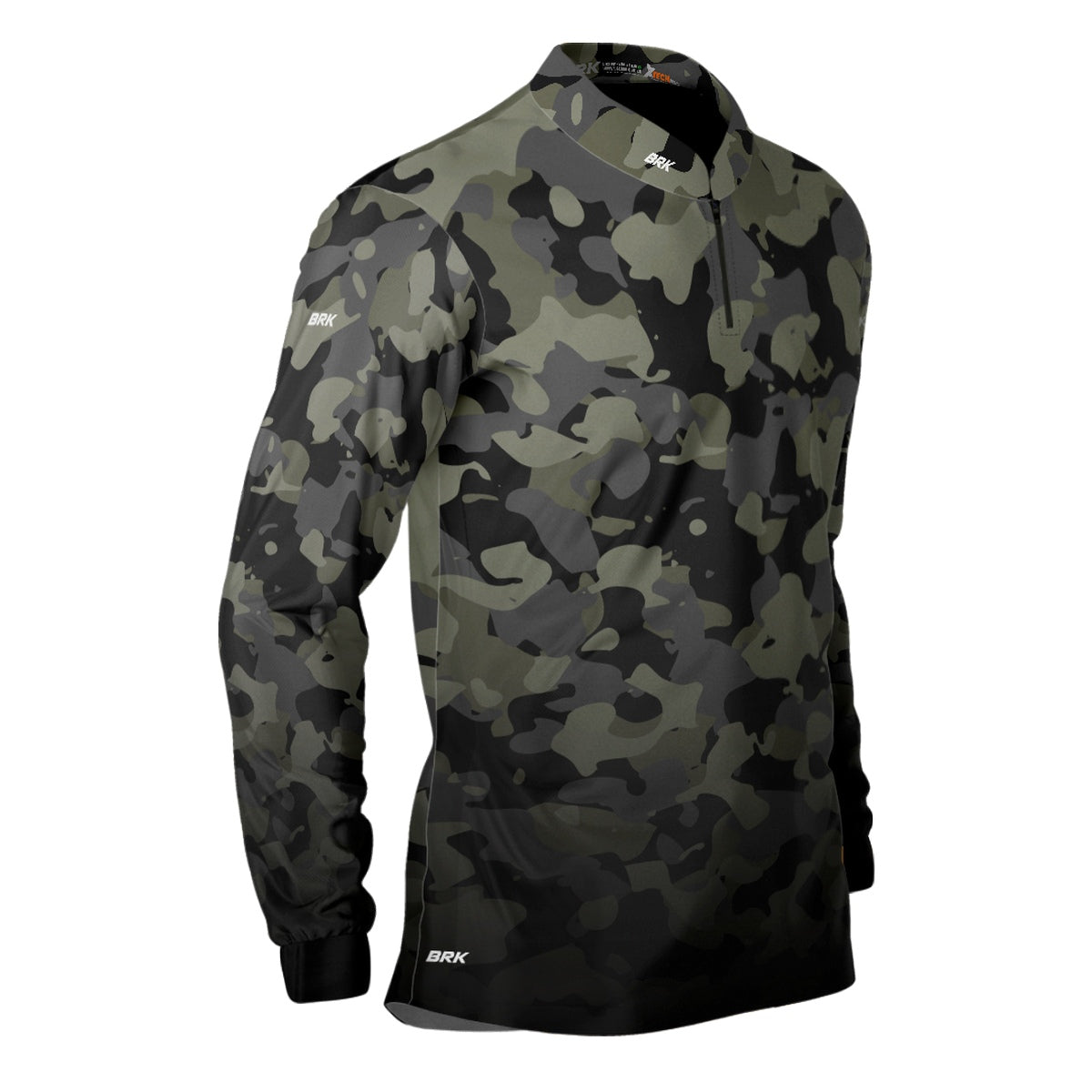 Camisa Fazendeiro Pescador Brk Camuflada Tucunaré com Proteção UV50 - Tamanho P Brk Fishing