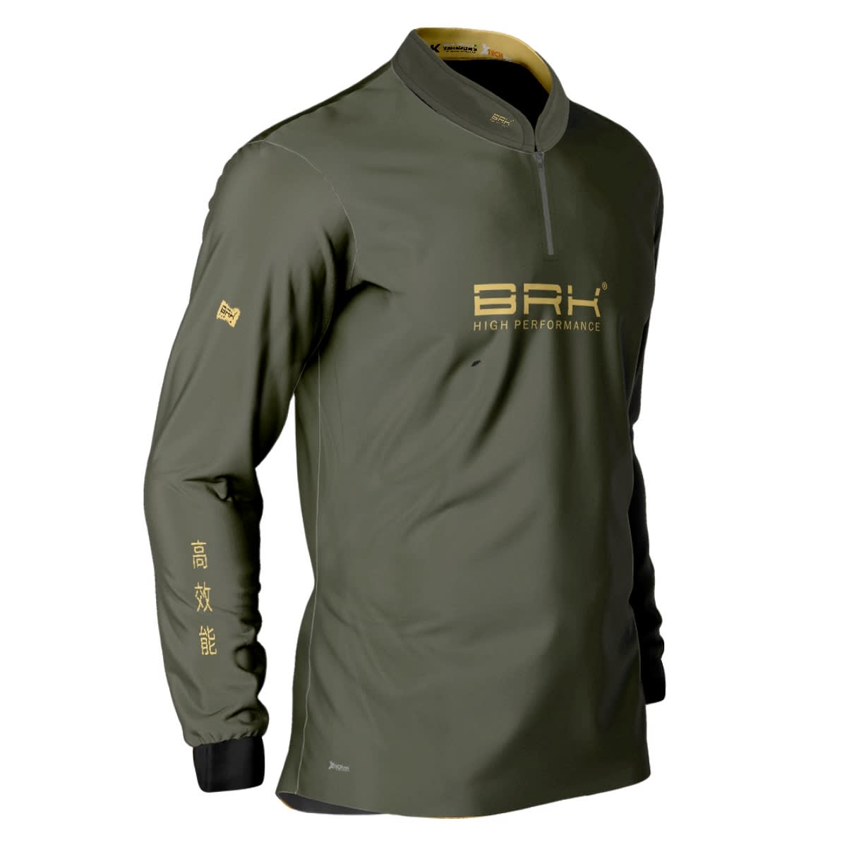 Camisa de Pesca Verde Brk Pesca Mundial com UV50+ - Brk Fishing