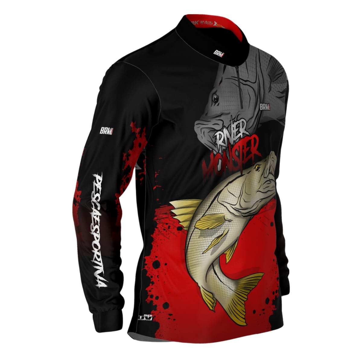 Camisa de Pesca Brk Robalo Monster com Proteção UV50+ - Brk Fishing