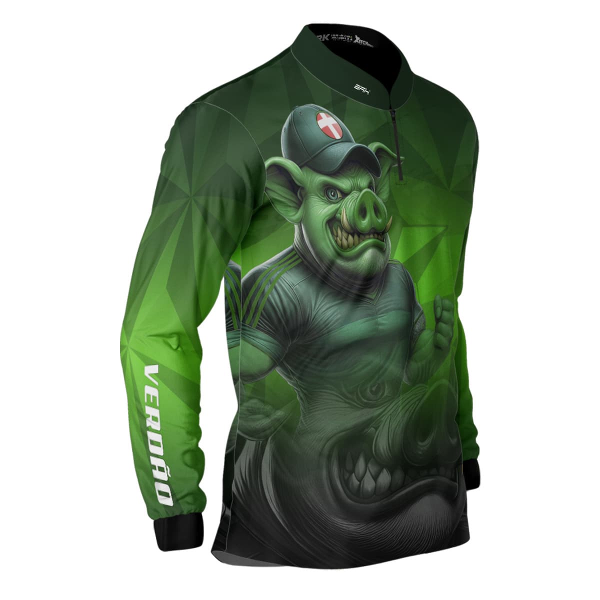 Camisa Brk Verdão Mascote Dá-lhe Porco com UV50+ - Brk Fishing