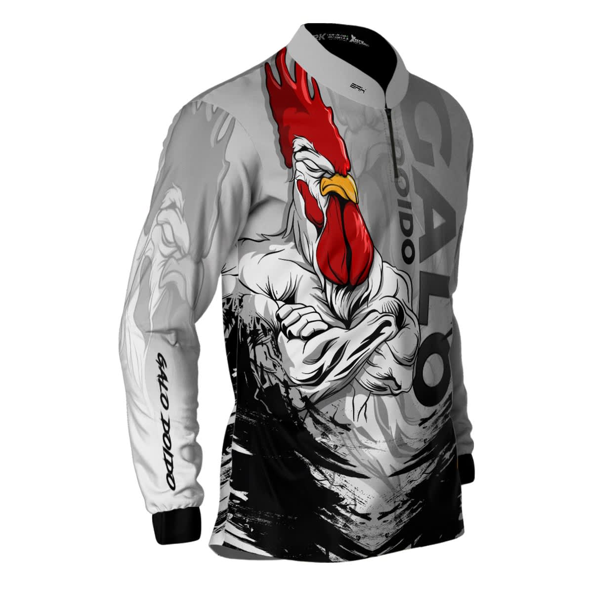 Camisa Brk Galo Doido com Proteção UV50+ - Brk Fishing