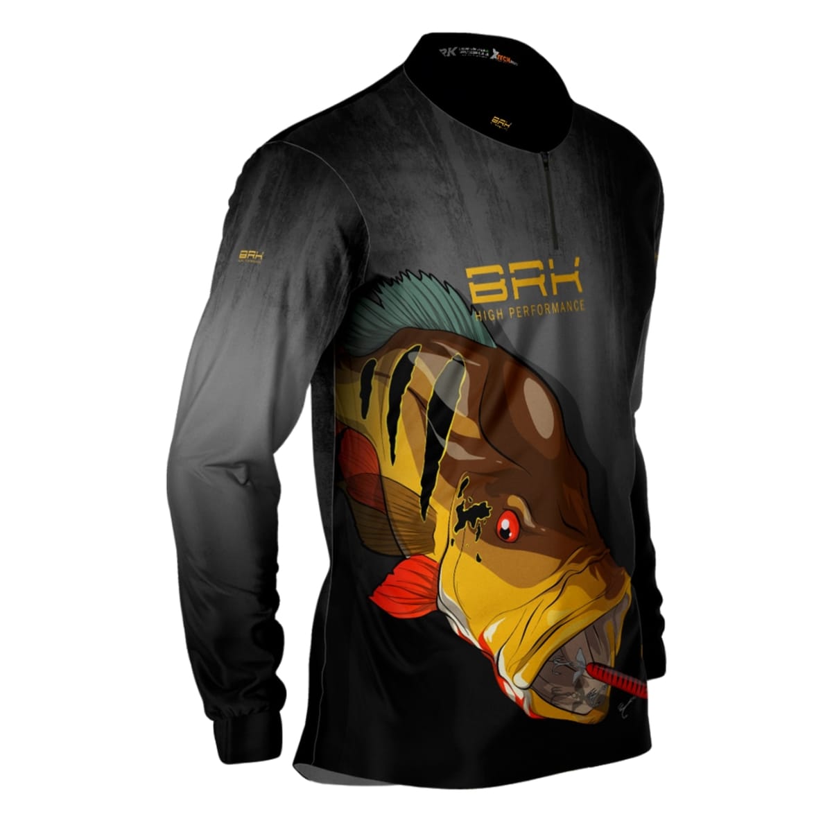 Camisa de Pesca Brk Tucunaré Açu High Performance com UV50+ - Brk Fishing