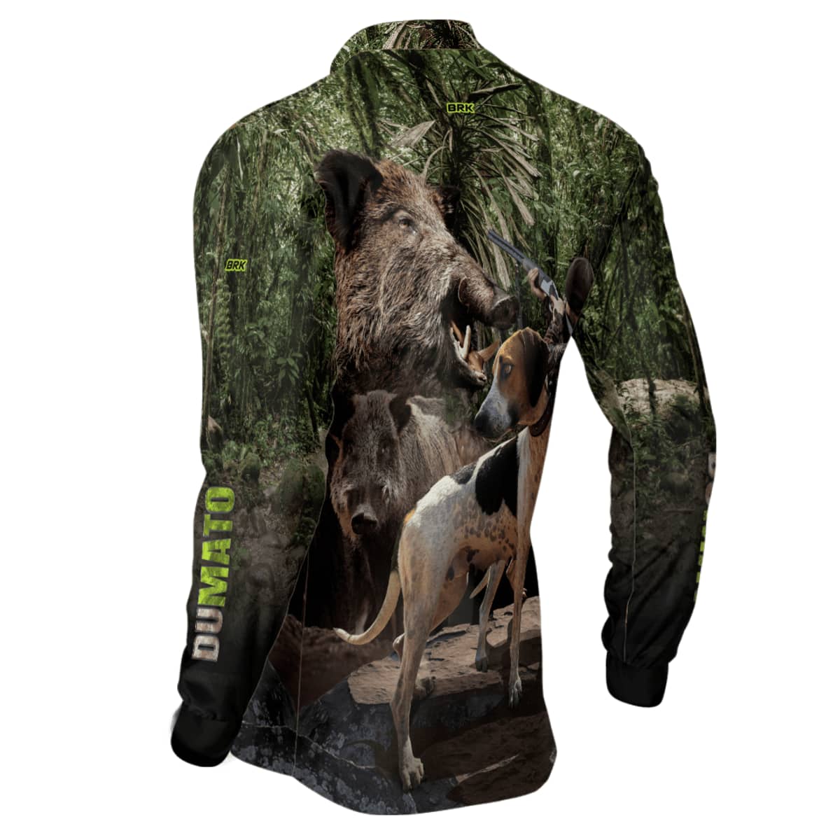Camisa de Pesca Brk Dumato Javali Foxhound Real Tree com Proteção Solar UV50+ - Brk Fishing
