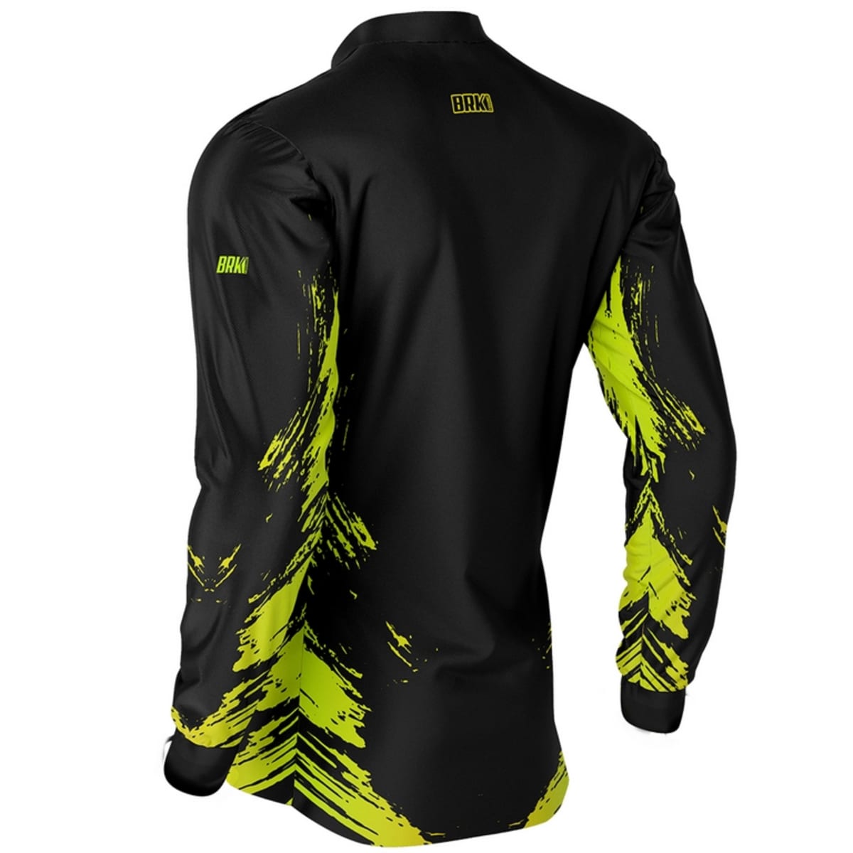 Camisa de Pesca Masculina Brk Yellow Flush com UV50+ - Brk Fishing