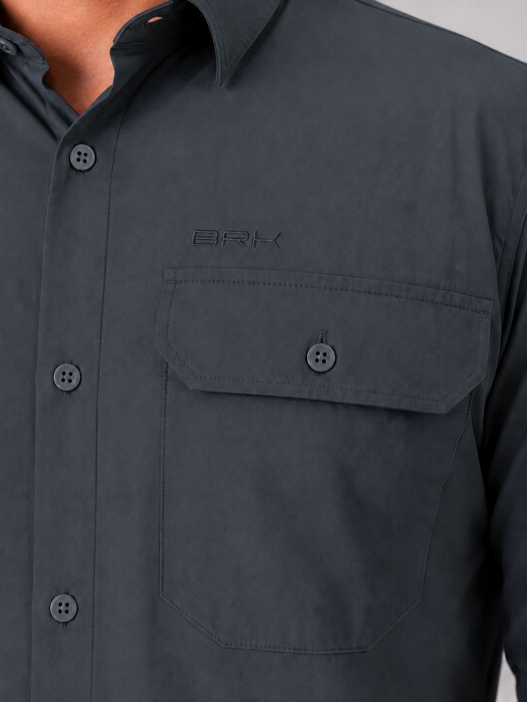 Camisa Adventure Cinza Chumbo com Proteção UV50+