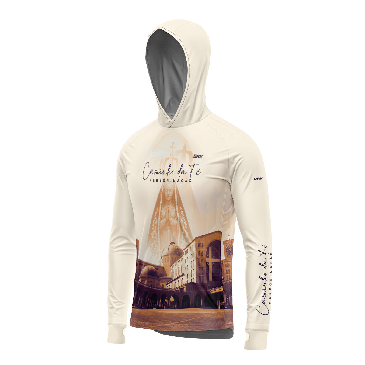 Camisa com Capuz Brk Caminho da Fe Catedral com Proteção Uv50+ - Tamanho: M
