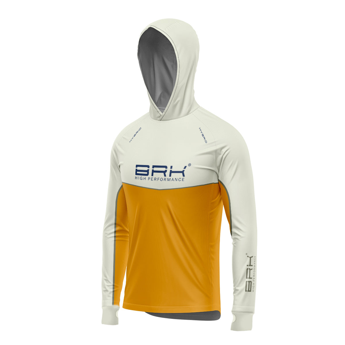 Camisa de Pesca Brk com Capuz Hybrid Off Lure com Proteção Uv50+ - Tamanho: G2
