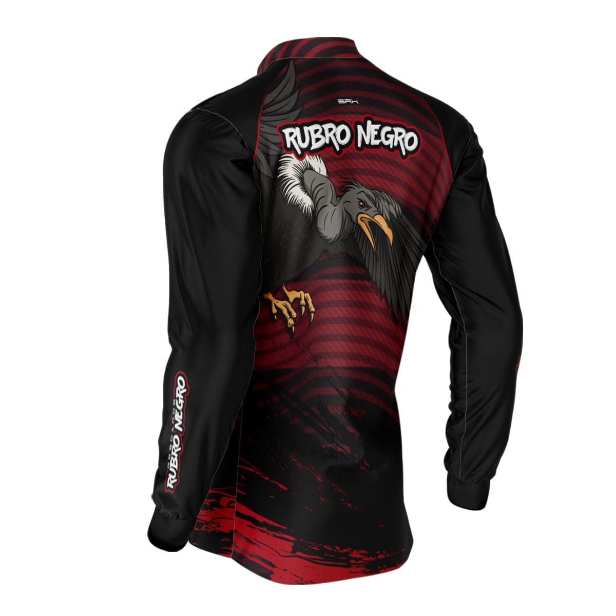 Camisa Brk Mascote Rubro Negro com Proteção UV50+ - Brk Fishing