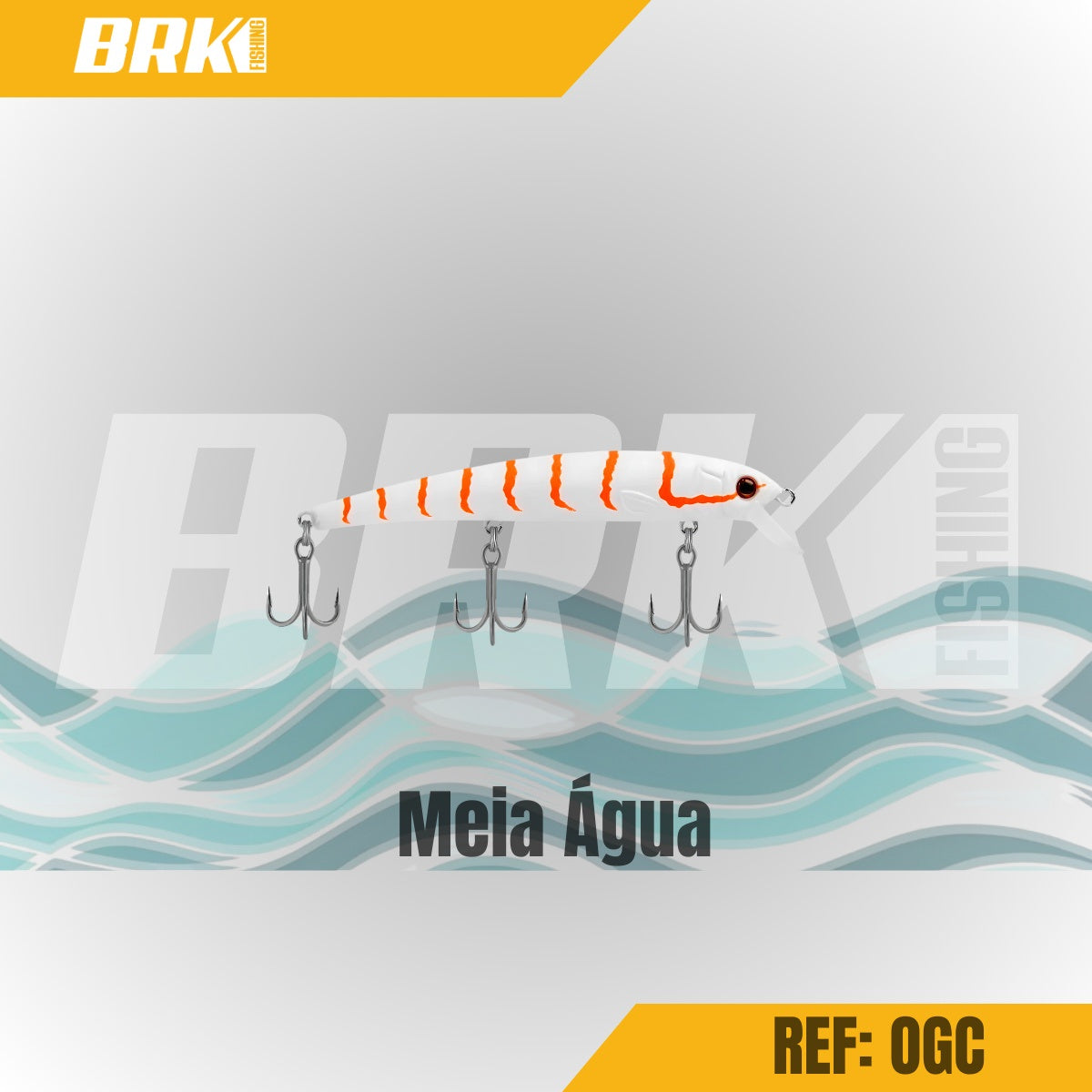 Isca Artificial Marine Sports Kisu Meia-Água - Brk Fishing