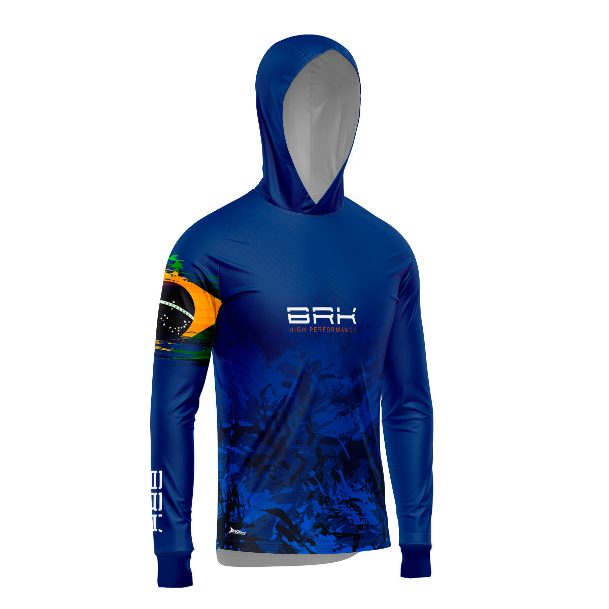 Camisa de Pesca com Capuz Brk Peacock Bass com Proteção Solar UV50+ - Brk Fishing