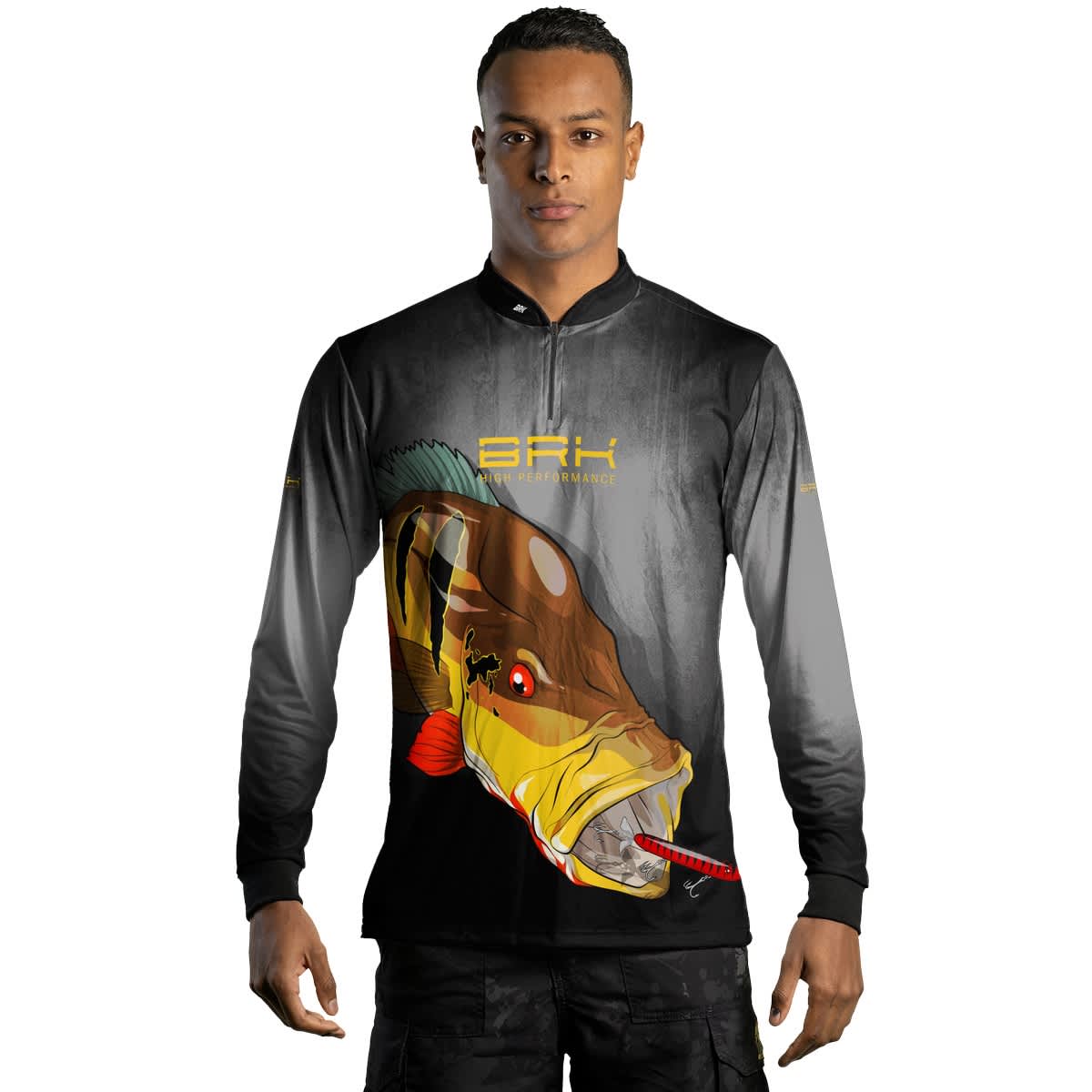 Camisa de Pesca Brk Tucunaré Açu High Performance com UV50+ - Brk Fishing