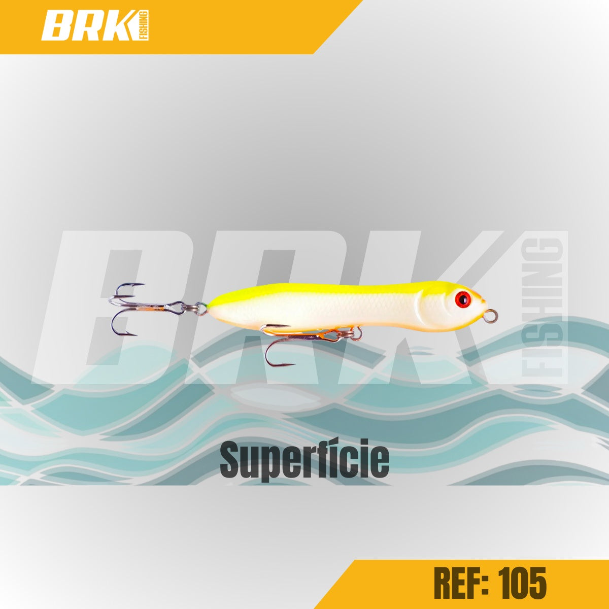 Isca Artificial Nelson Nakamura Zarinha Baby 8cm 9g Superfície - Brk Fishing