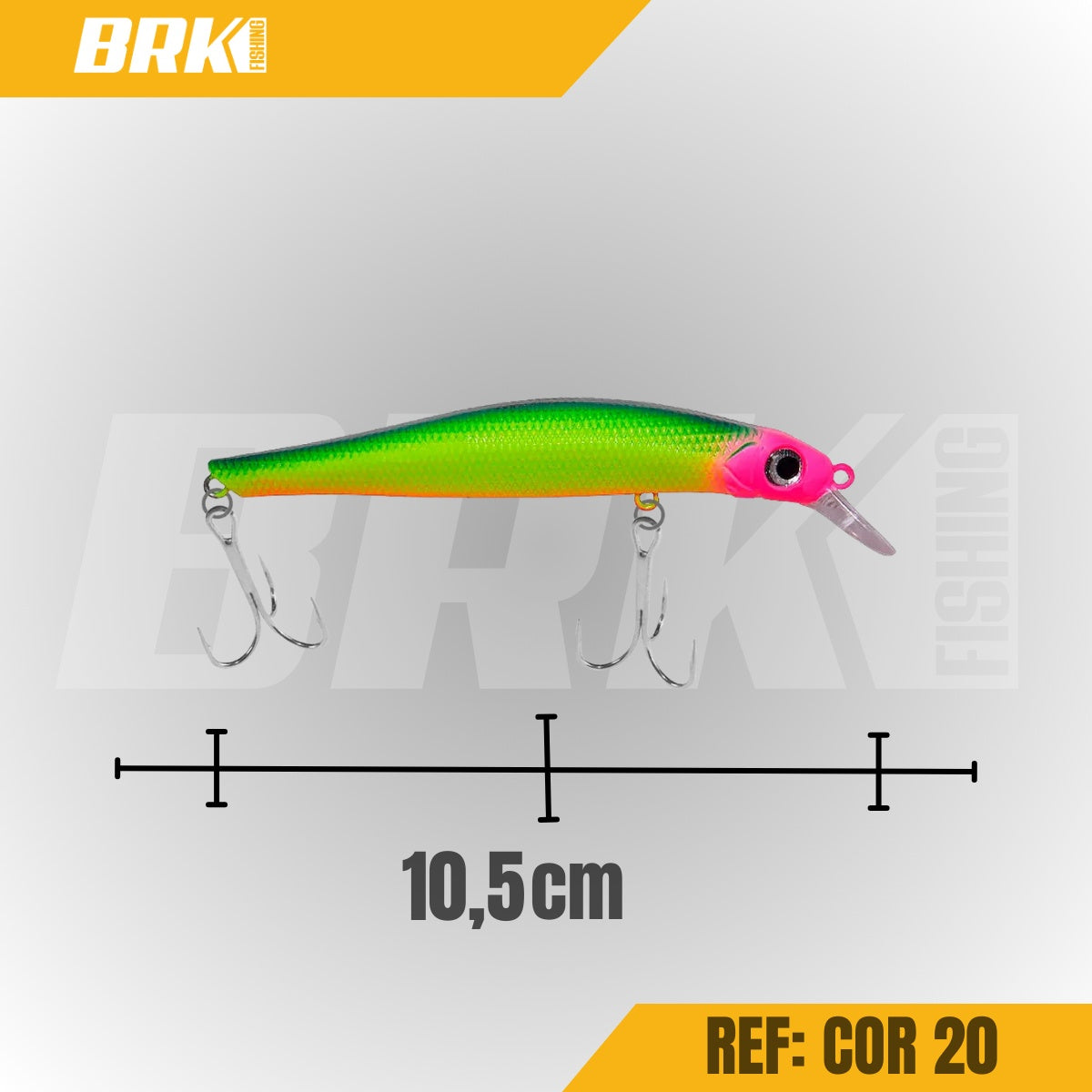 Isca Artificial Moriah Ariranha 105 Superfície - Brk Fishing