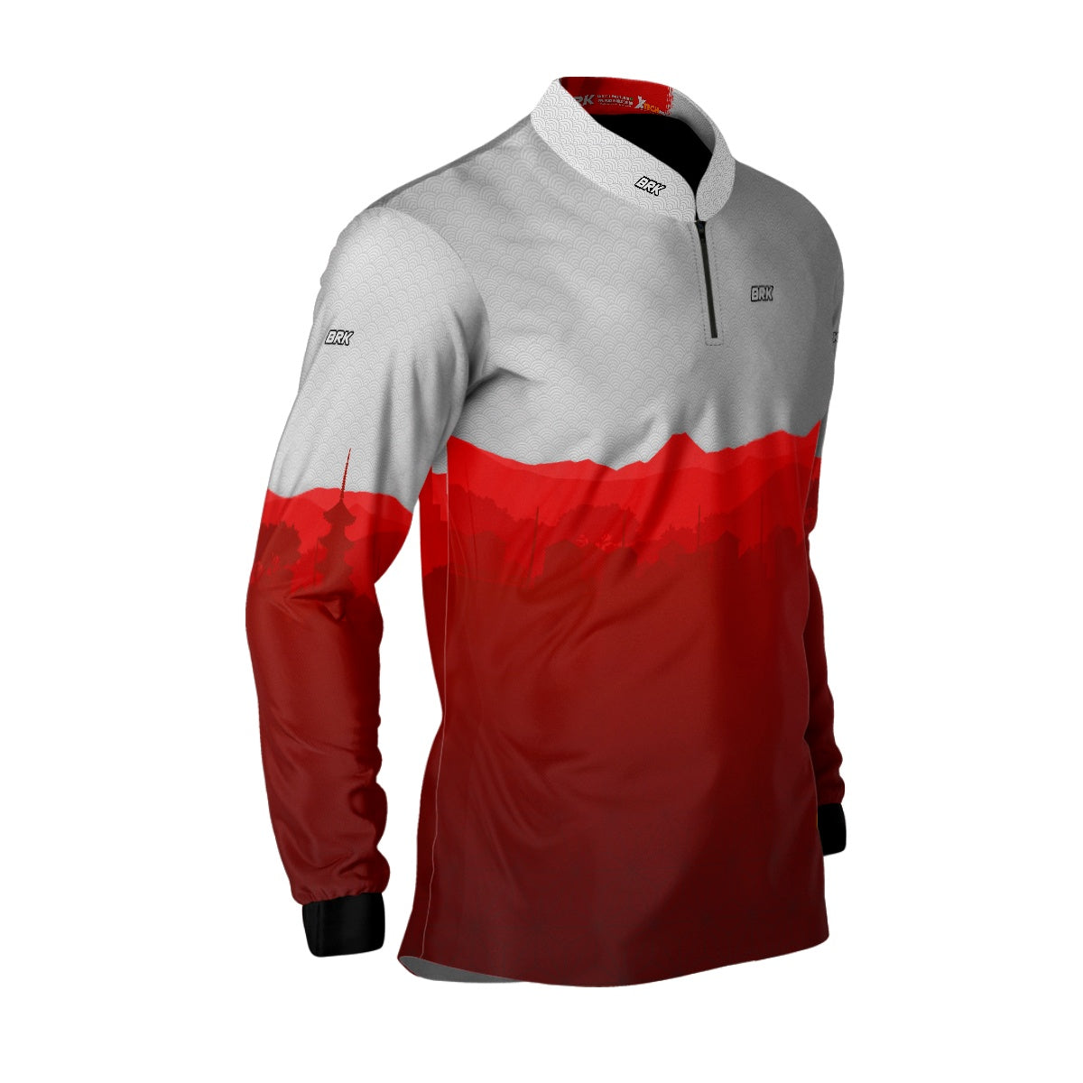 Camisa de Pesca Brk Bandeira Japão com UV50+ - Brk Fishing