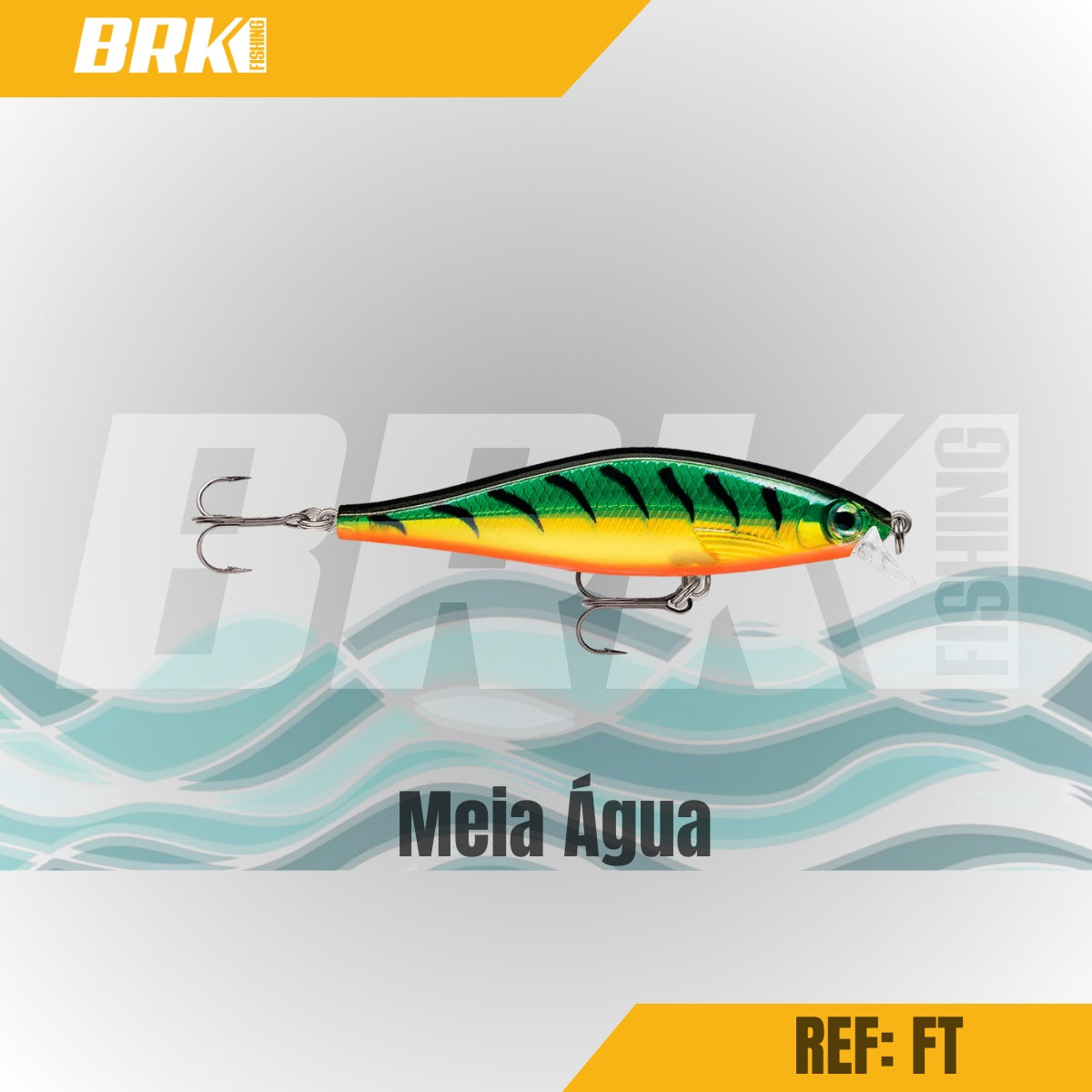 Isca Artificial Rapala Shadow Rap Shad Meia-Água - Brk Fishing