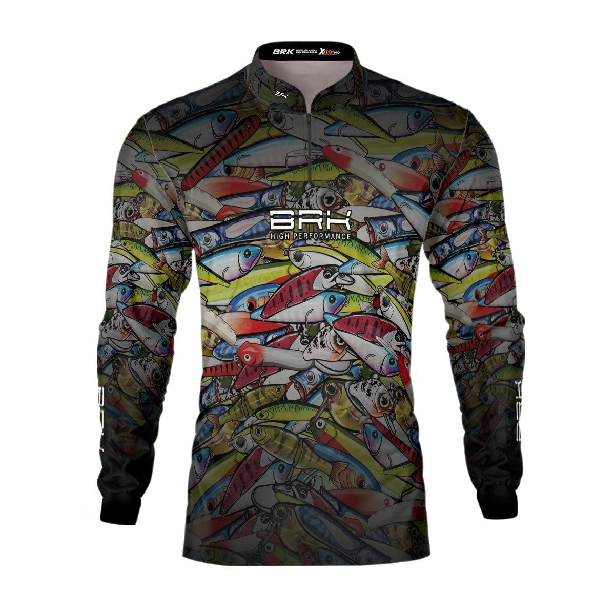 Camisa de Pesca Brk Iscas Coloridas com Proteção Solar UV50+ - Brk Fishing
