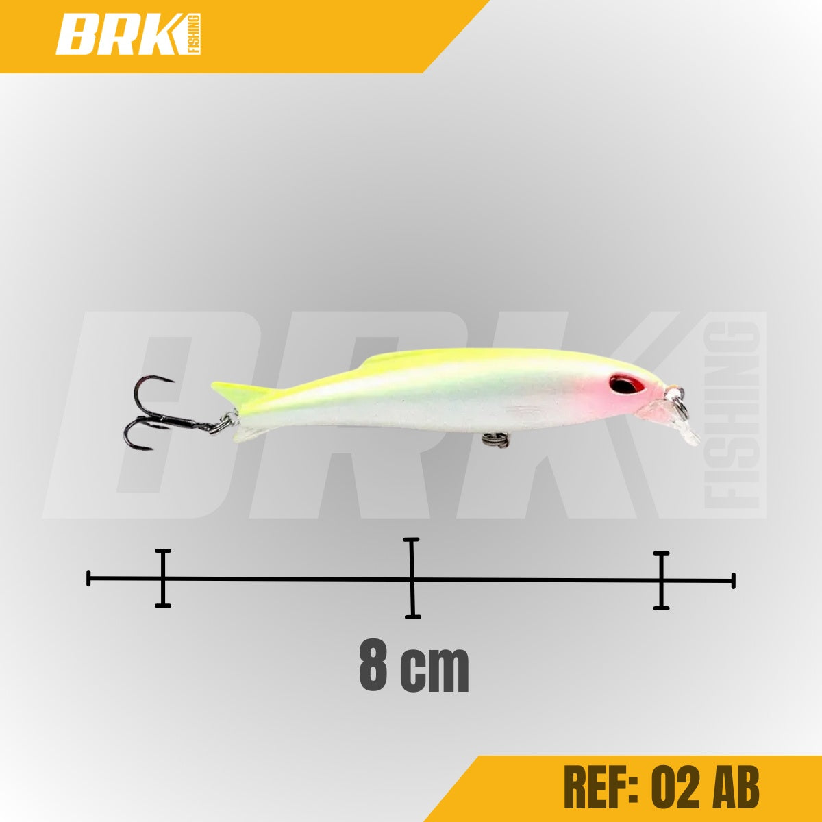 Isca Artificial Albatroz Malicia 8cm 7g