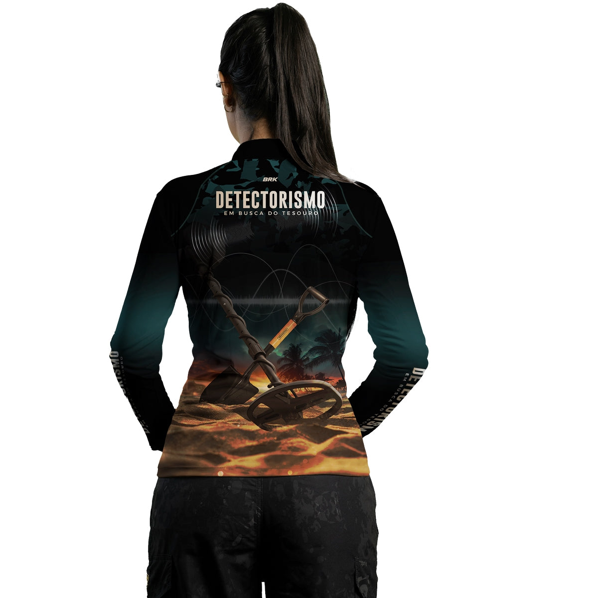 Camisa Feminina Brk Profissões Detectorismo com UV50+ - Brk Fishing