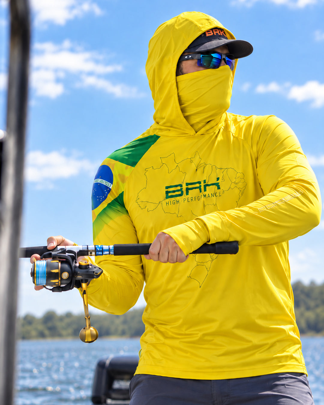 Camisa FusionX Brasil Amarelo