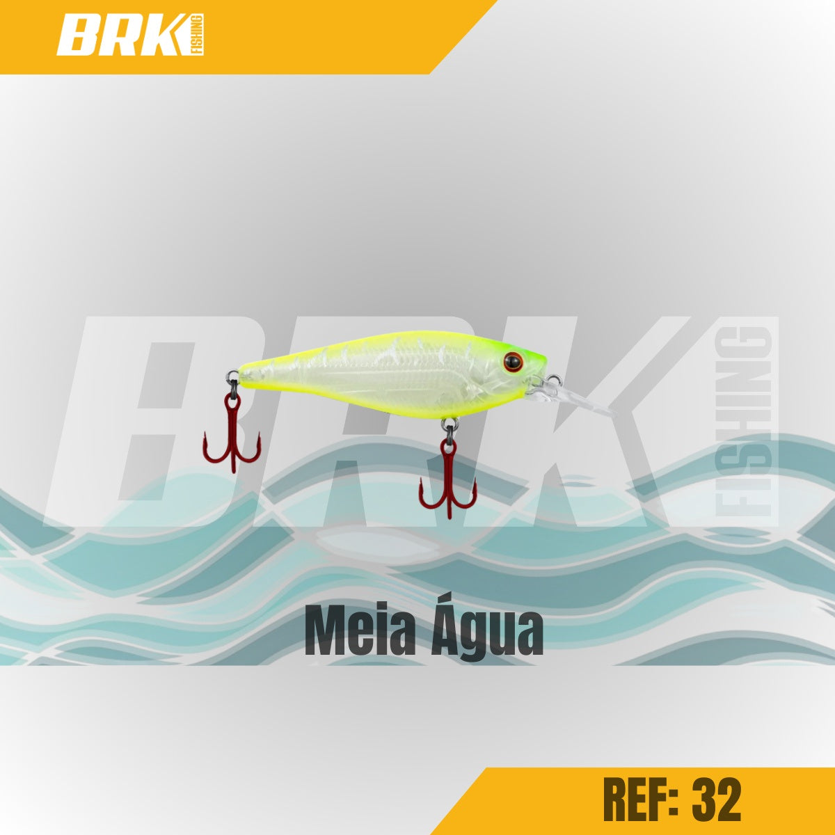 Isca Artificial Marine Sports King Shad Meia-Água - Brk Fishing