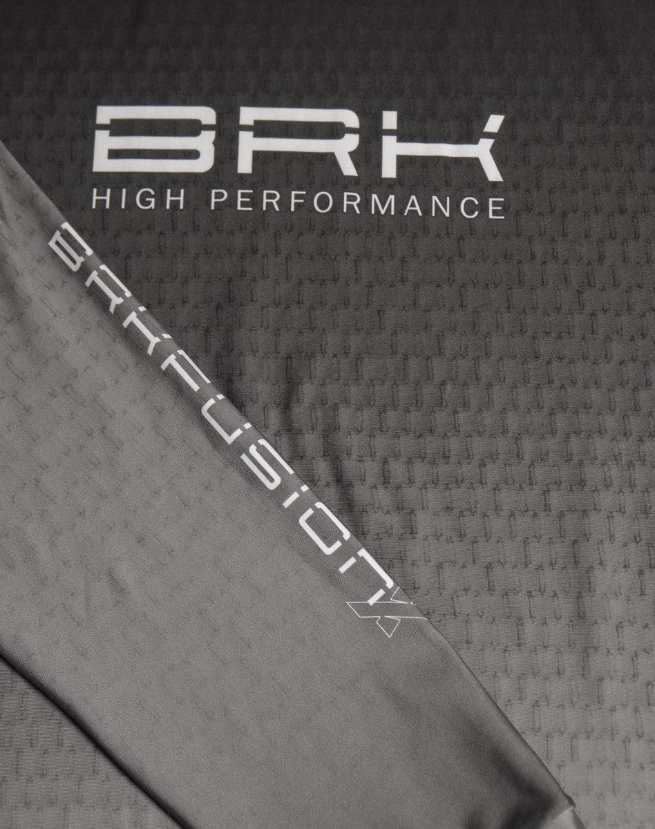 Camisa FusionX Brk Clean Preto Lisa com Capuz e Proteção UV50+ Brk Fishing