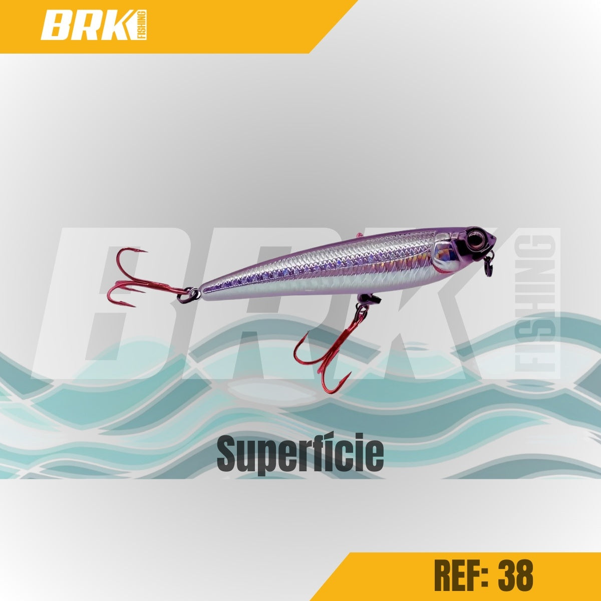 Isca Artificial Marine Sports Z-Top 86 Superfície - Brk Fishing