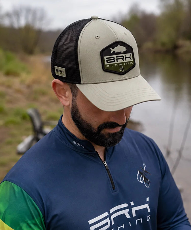 Boné de Pesca Hook Verde