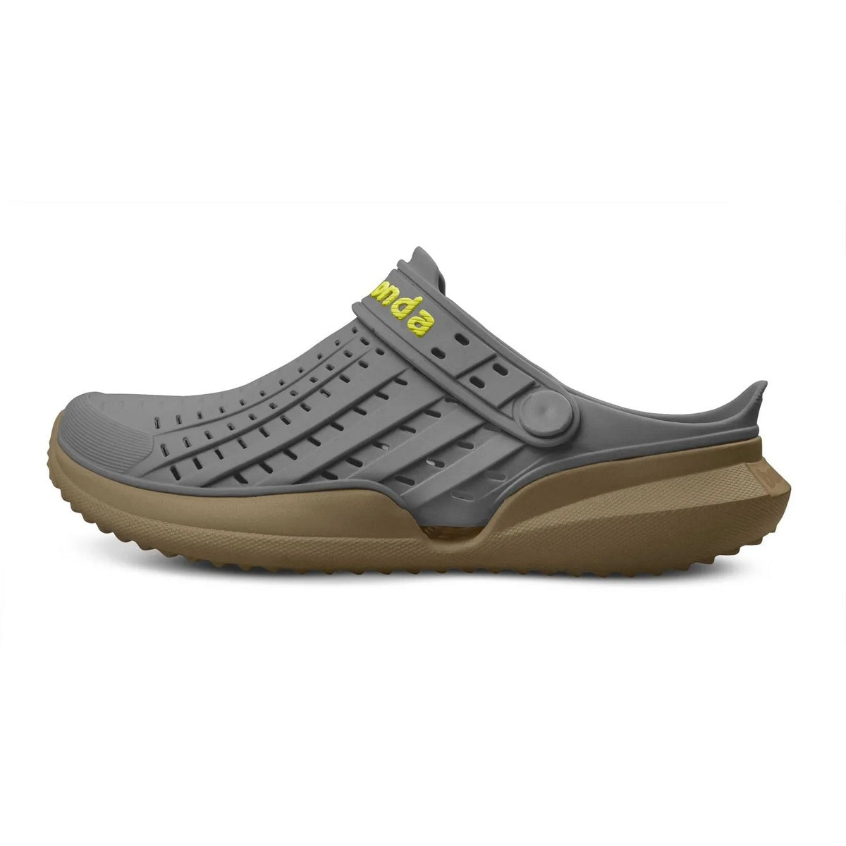 Sandália Antiderrapante para Pesca Boaonda Flow Discovery Cinza Crepe - Brk Fishing