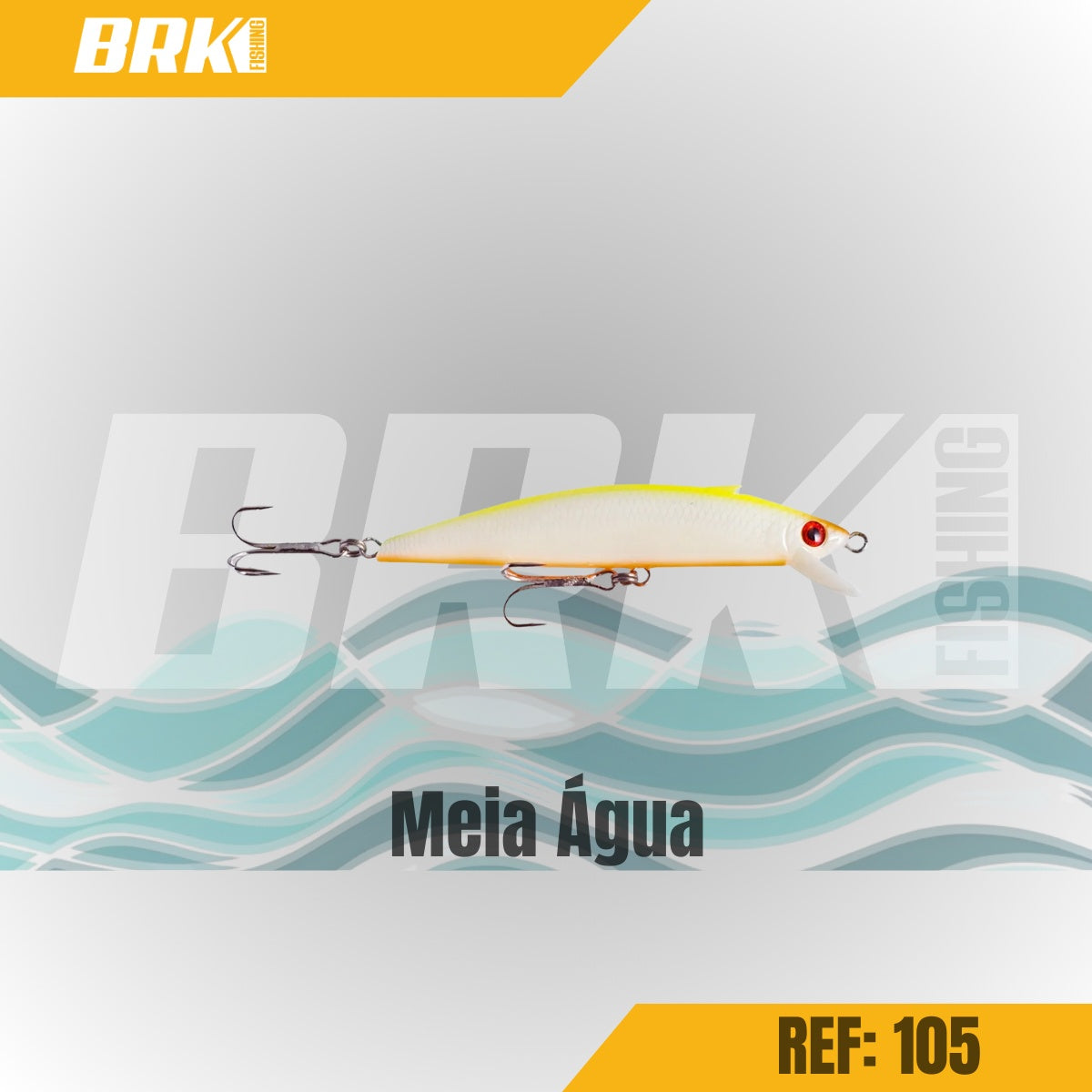 Isca Artificial Nelson Nakamura Borá Plus 12cm 14g Meia-água - Brk Fishing