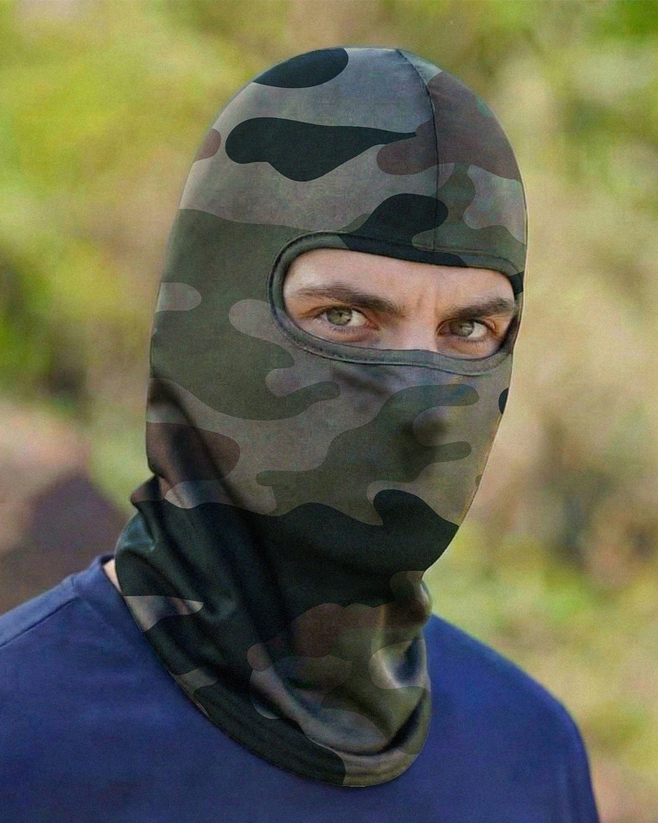 Bandana Balaclava Brk UV50 Coleção Camuflado Floresta