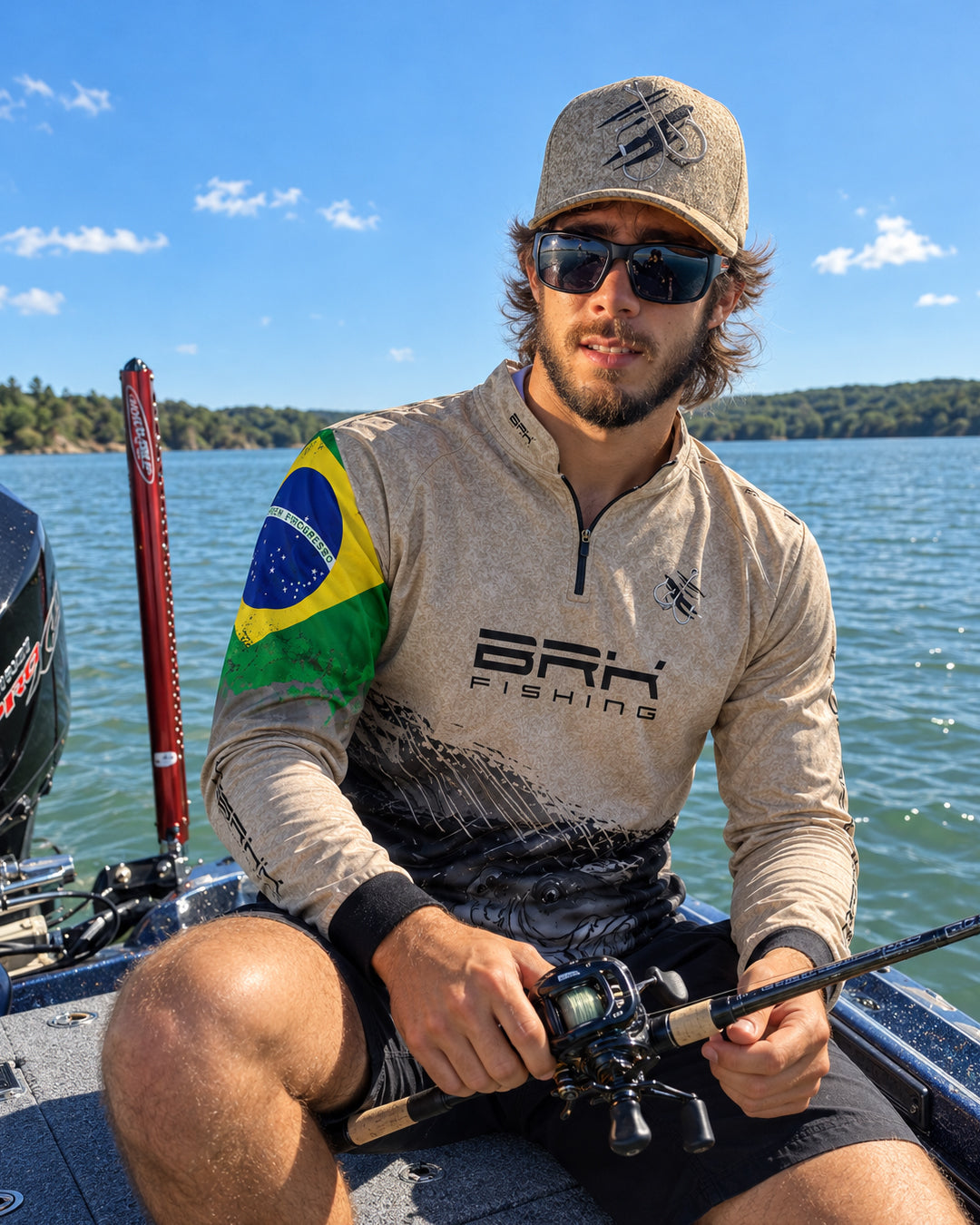 Camisa de Pesca Brk Garateia Tucunaré Brasil