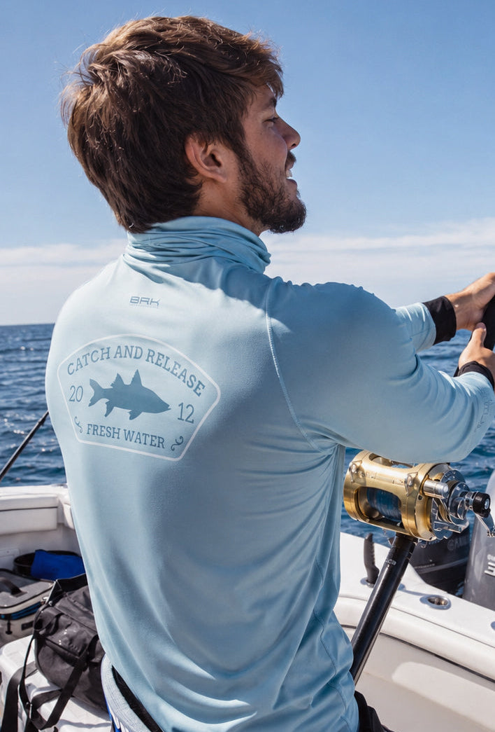 Camisa de Pesca em Alto Mar Robalo com Proteção UV50