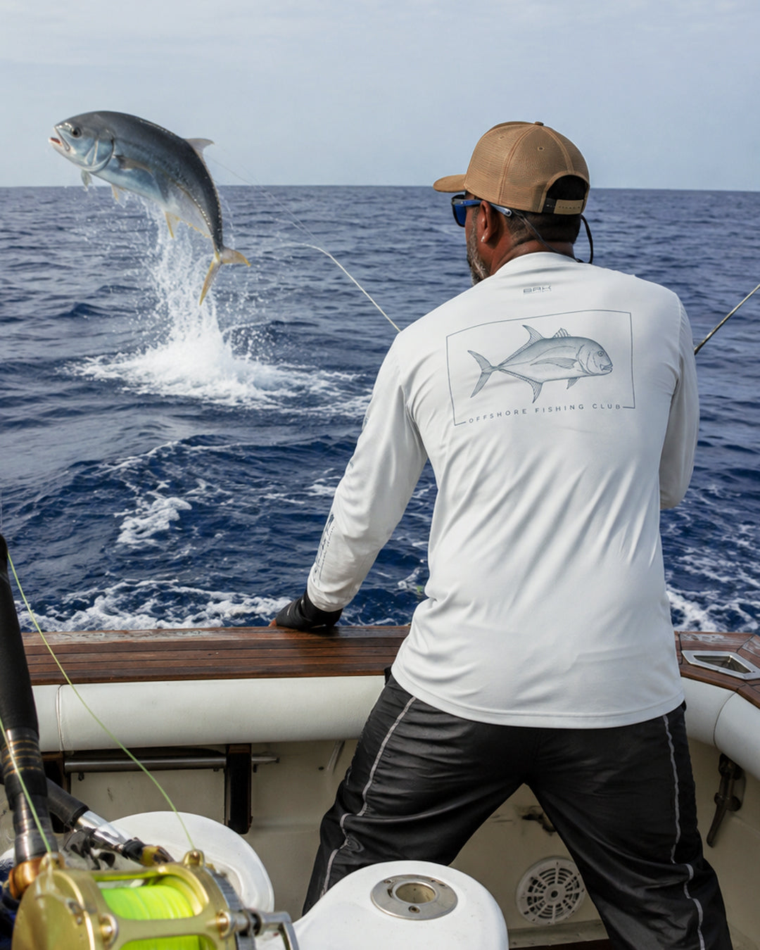 Camisa de Pesca em Alto Mar Offshore Fishing Club Xareu com Proteção UV50