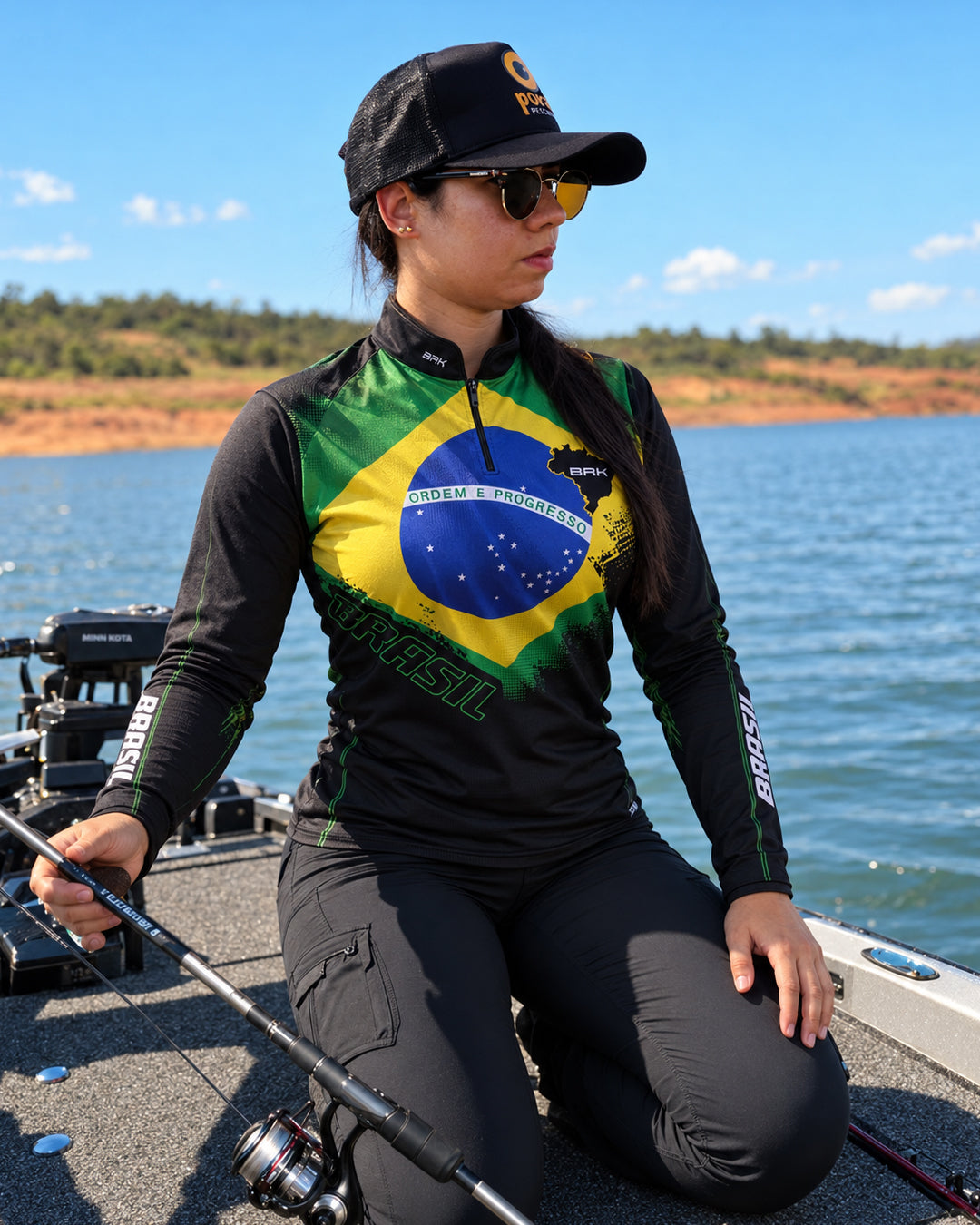 Camisa Feminina Brk Bandeira do Brasil