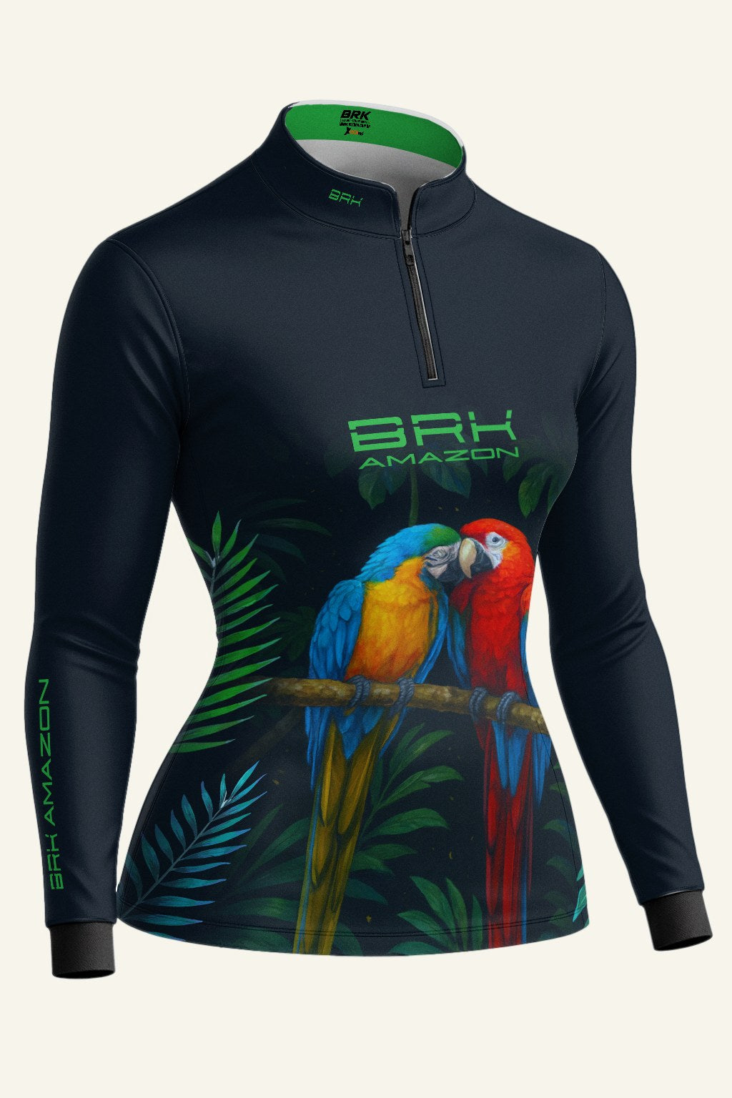 Camisa Feminina Brk Amazon Casal de Araras com Proteção UV50 Brk Fishing