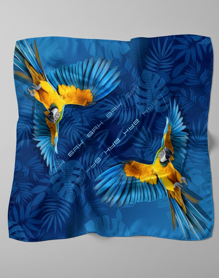 Lenço Feminino BRK Arara Azul Escuro Brk Fishing