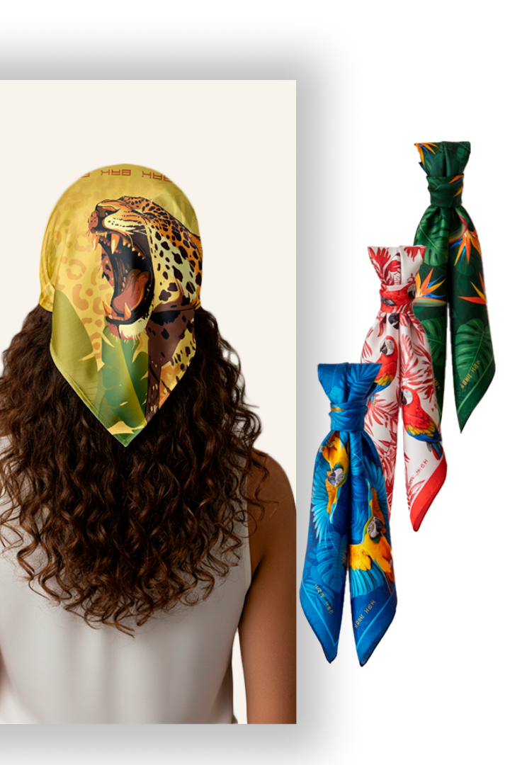 Lenço Estampado com Proteção UV50 BRK Brk Fishing