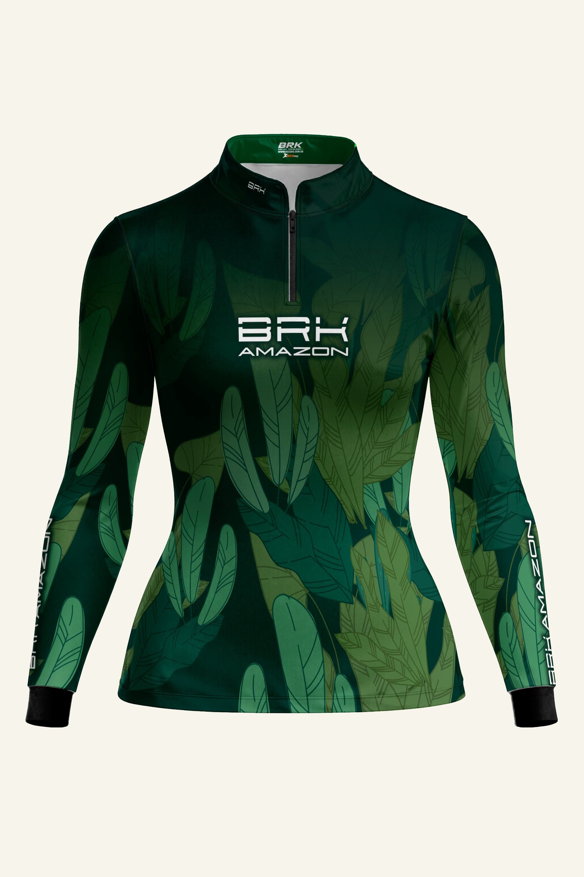 Camisa Feminina Brk Amazon Floresta com Proteção UV50 Brk Fishing