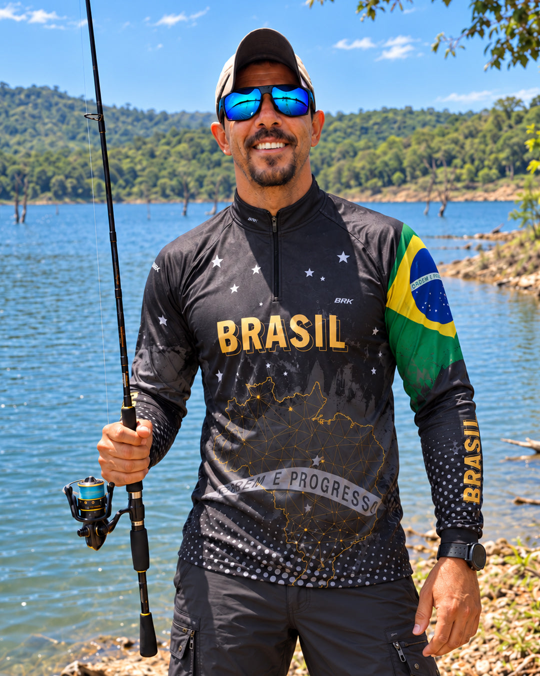 Camisa Brk Brasil Preta