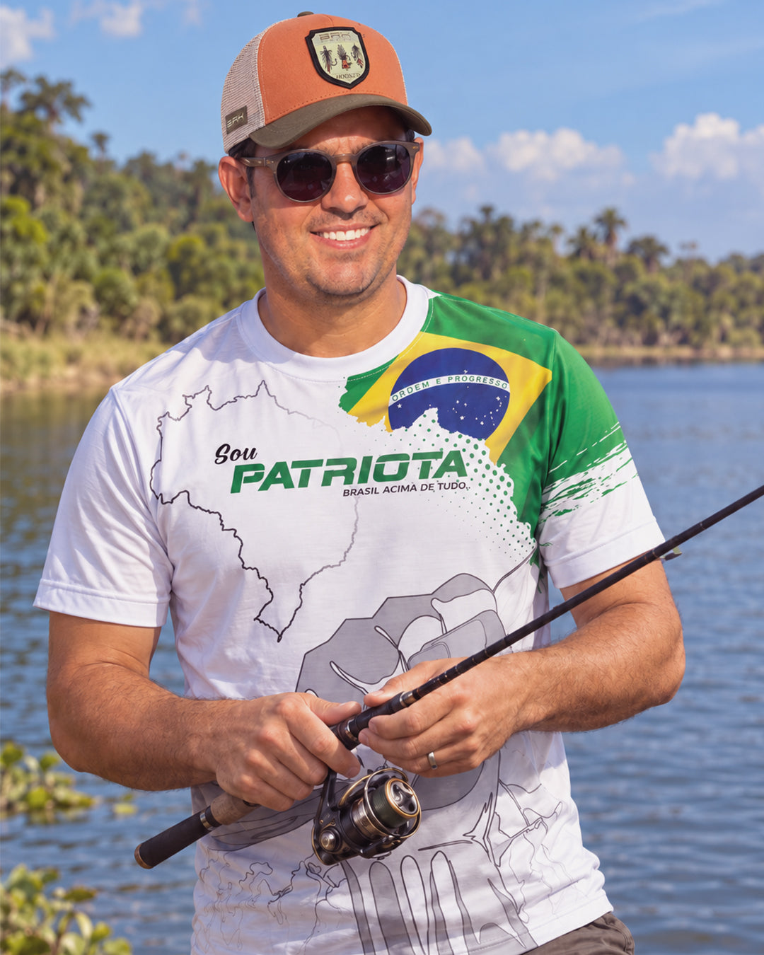 Camiseta Brk Patriota Branca