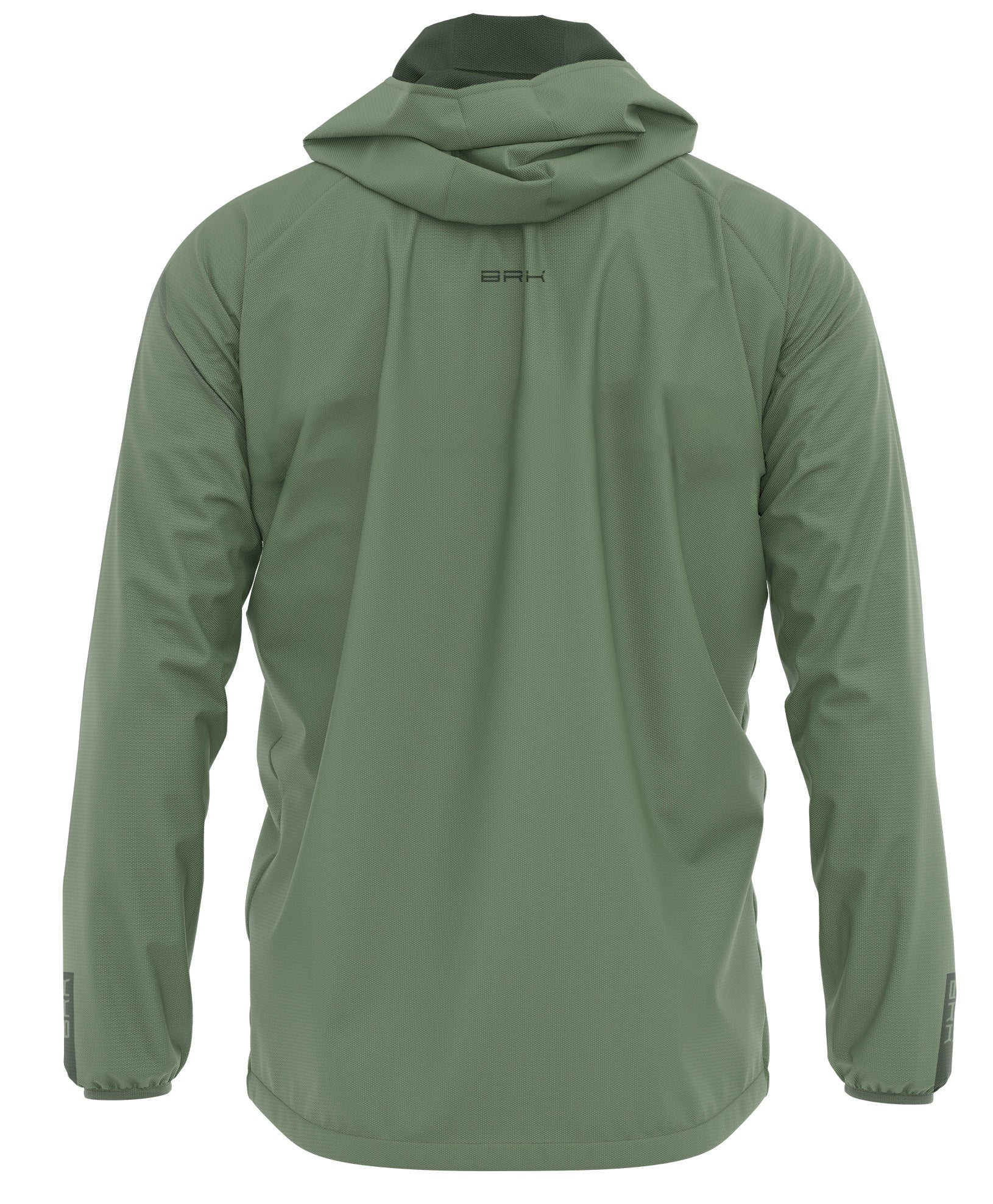 Jaqueta Corta Vento Brk Verde Cargo Repelente à Água com UV50 Brk Fishing