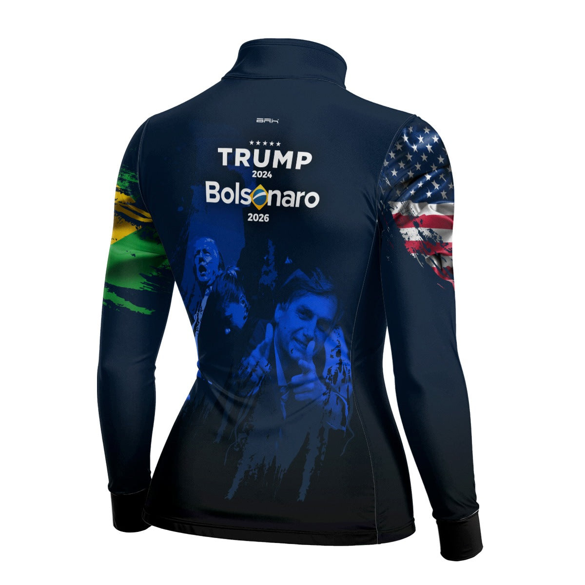 Camisa Agro Feminina Brk Trump e Bolsonaro com Proteção Solar UV50+