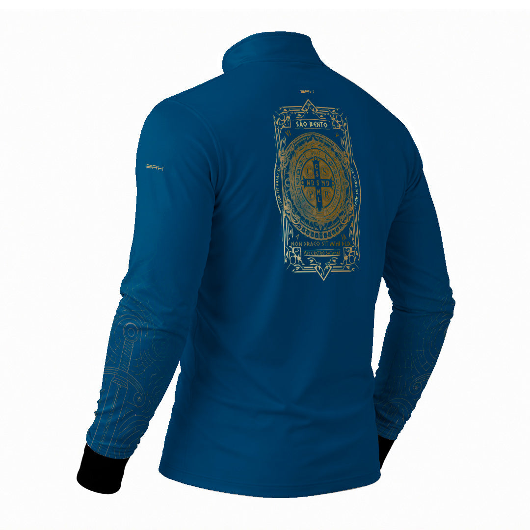 Camisa Agro Brk São Bento Medalha Dourada com Proteção UV50+
