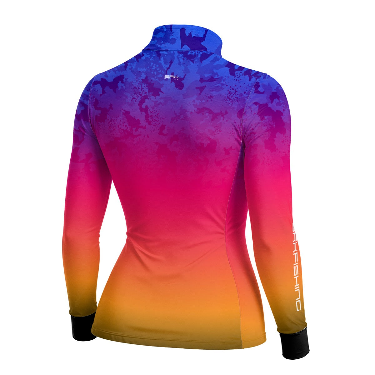Camisa Feminina de Pesca Brk Femina Karambit Fade Camuflada com UV50+