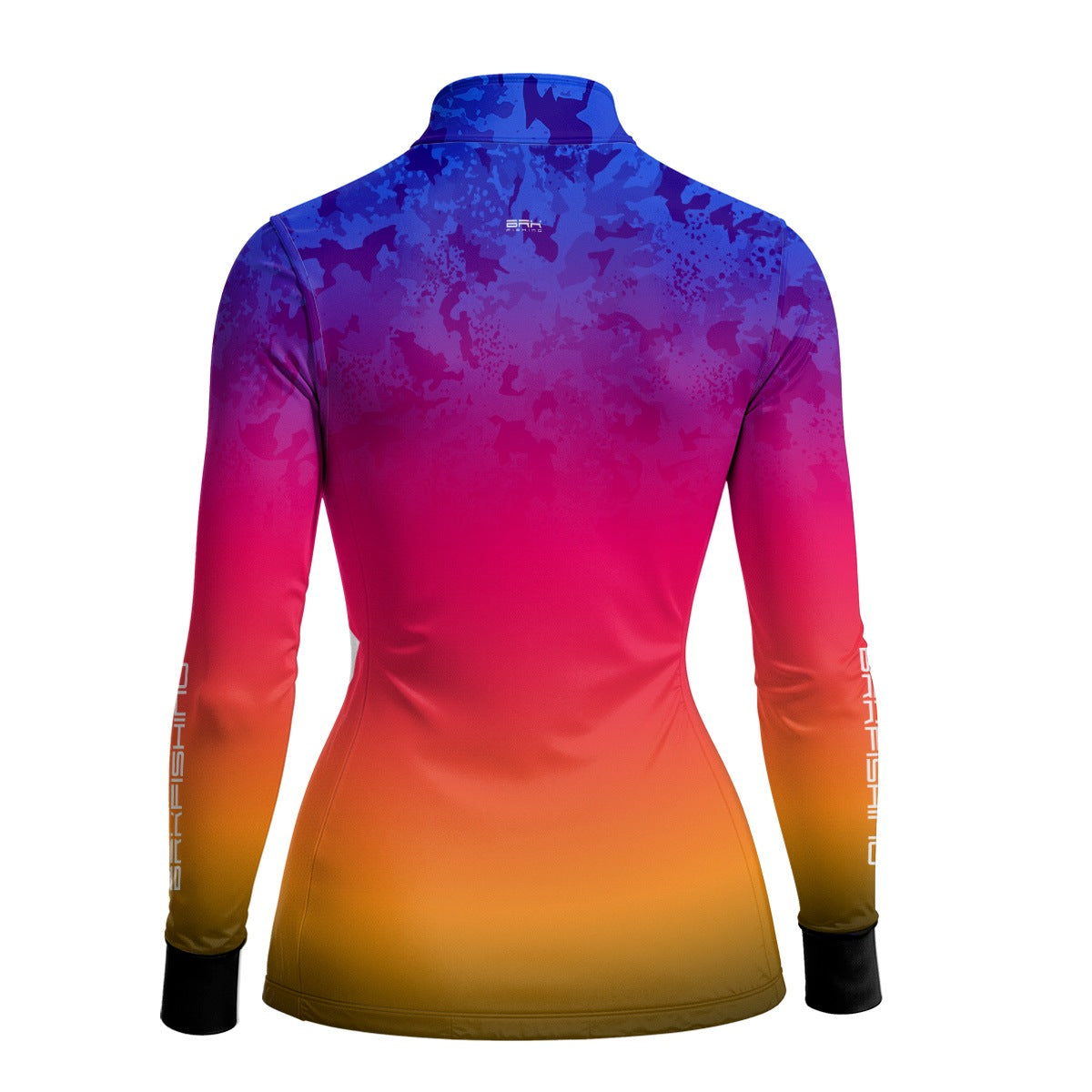Camisa Feminina de Pesca Brk Femina Karambit Fade Camuflada com UV50+