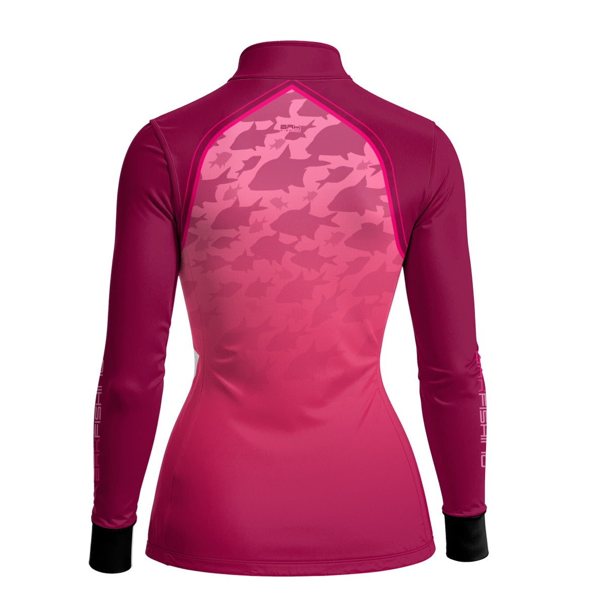 Camisa de Pesca Feminina Brk Cardume Rosa com Proteção UV50+